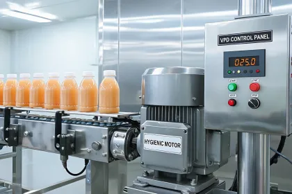 Food processing conveyor VFD line
