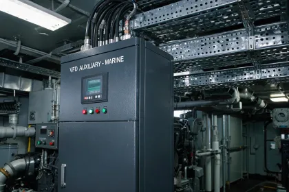 Marine auxiliary drive cabinet